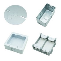 평카바 매립 철 아울렛 박스 PVC 노출 박스 석고보드 보조대, 21-2.주물 스위치박스 2개용 2방 22mm