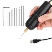 USB 미니핸드드릴 스위치본체형/드릴날 10개포함