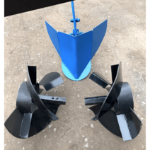 배토기 밭갈이 경운기 수확기 이랑기 이음기, 23축 팬나이프+U형 도랑기