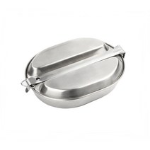 군용반합 매스킷 반합 메스킷 스텐 코펠 캠핑식기, 반합, 1개