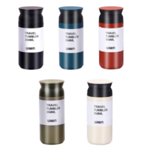 350ml 500ml 각인가능 보냉텀블러 보온 단체 레이저각인 스테인리스텀블러, 1트라벨350ml-블랙