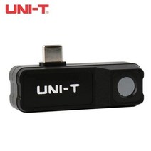 적외선 열화상 열감지 UNI-T UTi120mobile 적외선 열화상 카메라 C타입 디지털 이미저 산업용 검사 도구, 01 Black