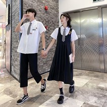 교복 고등학생 여름 학원풍 중학교 여학생 공연 롱 스커트 세트 jk 유니폼 교복