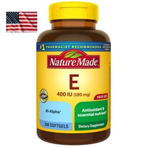 Nature Made Vitamin E 네이처 메이드 비타민E 180mg 400IU 300정 (1개), 1개