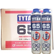 TYTAN티탄 65 난연성 건타입우레탄폼 870ml 1박스 15입