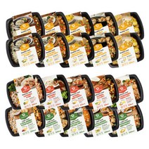 [냉동치즈버거] 다즐샵 식단관리 도시락 4주 식단 15종 20팩 (건강한10팩+맛있는5팩+가벼운5팩), 1세트