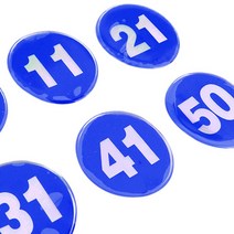 원형 62mm 에폭시 번호판 블루 1~50 사물함 자물쇠 개인 방향제 번호키 걸이 열쇠 자동차 수납정리함 탈, 제품선택, 32