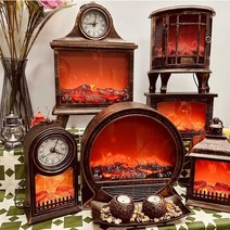 벽난로모형 인테리어 실내 장식 거실, I