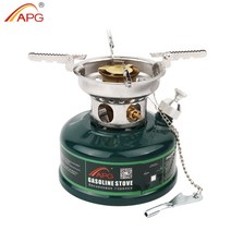 apg 야외 가솔린 스토브 500ml 오일 스토브 버너 캠핑 강염스토브 화력분배기, 1개