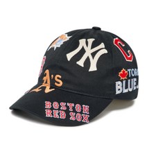 [정품] 엠엘비 멀티 로고 언스트럭쳐 볼캡 MLB 3ACP7302N