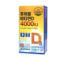 조아제약 츄어블 비타민D 4000IU 130mg x 60캡슐