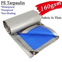 전원주택캐노피 차고지 이동식 바람막이 그늘막 접이식 옥상 방수 천막 캐노피 032mm PE 천 야외 음영 정원 식물 창고 자동차 트럭 타포린 애완 동물 집 레인 커버, 160GSM+2x2.5m
