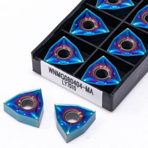 절삭공구홀더 카바이드 WNMG080408 선삭 공구 푸른 불꽃 시리즈 CNC 밀링 인서트, 01 2PCS_01 WNMG080404