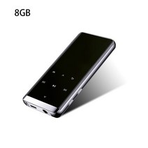 MP3 플레이어 블루투스 호환 스피커 터치 키 OTG 어댑터 고 충실도 오디오 녹음 레코더 플러그 앤 플레이 8GB, ,8GB, 은