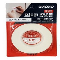 ♠LUCKY♥ 오공 실내용 초강력 폼 양면테이프 백색 24MM X 2.5M 욕실양면테이프 블랙박스양면테이프 양면접착테이프