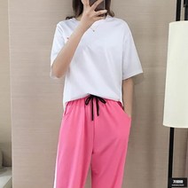 가바바 여성 트레이닝복세트 뒷태 반전 소름 여름 트레이닝복세트 G45168