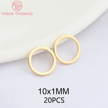 358914MM 18MM 20MM 24K 골드 컬러 도금 황동 둥근 별 모양 폐쇄 링 Diy 쥬얼리 액세서리, [13] 4783-Round 20PCS