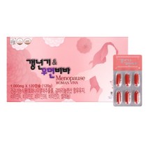 여성 갱년기증상 갱년기영양제 갱년기에좋은약 여성호르몬영양제 에스트로겐 회화나무추출물, 1000mg x 120캡슐