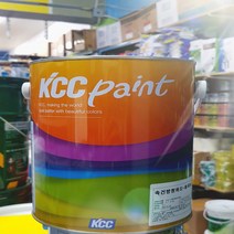 KCC 속건방청하도 4L 회색 무광 철재용 에나멜페인트 유성 녹방지제
