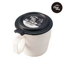 일본I.N BBQ 플랩 머그컵 or 스프컵 Flap Mug Cup 뚜껑, 1415 BBQ 플랩머그컵-아이보리