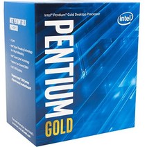 미국 인텔 펜티엄 골드 G5400 데스크탑 프로세서 2 코어 3.7GHz LGA1151 300 시리즈 54W/58W BX80684G5400
