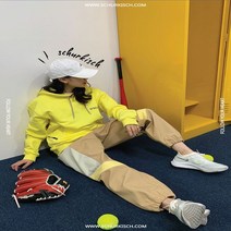 슈어키쉬 SCHUK Oblique line pants Beige 보드복 방수 조거팬츠 베이지