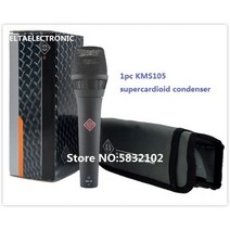 배송 고품질 KMS105 SUPERCARDIOID 콘덴서 보컬 마이크 콘덴서 MICROFONOS 스튜디오 콘덴서 마이크, Black--kms105