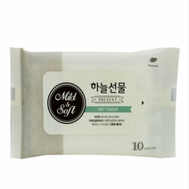 하늘선물 휴대용물티슈 10매 미니 콧물티슈, 상세페이지 참조