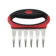 yehu Wear-resistant Useful Anti Skid Anti-deform Meat Shredder Safe Paw Food Grade for BBQ, [01] 빨간, 01 빨간