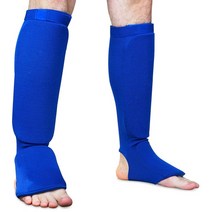 태권도 보호대 호구 겨루기 다리 통기성 스티커 발 양말 전문 보호 장비 세탁 가능 복싱 블랙, [07] BlueS