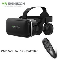 스마트글라스 vr기계 가상현실게임 안경 헤드셋 샤인콘 6.0 가상 현실 스마트폰 3d, 협력사, 052 리모콘으로