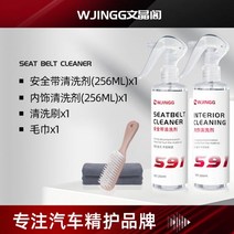 제기함 제기보관함 설합장 안전벨트 세척제 특수 자동차 실내 천장 오염제거 용품 클리너 워시프리 단 시트 원단, [실내 청소] 안전벨트 클리너 + 실내 클리너 + 청소