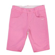 ASK 주니어 여아 칼라 면스키니 5부 바지(JU2MPS446FL/핑크)