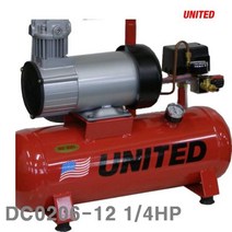 유나이티드 DC-12V 컴프레셔(배터리용) DC0206-12 1 4HP 3 000 6 (1EA)