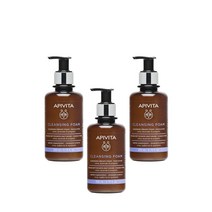 아피비타 크리미 클렌징 폼 200ml Apivita Mousse Onctueuse Nettoyante, 3팩