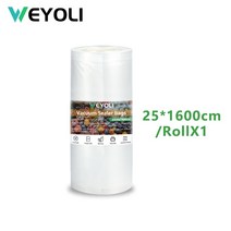 업소용 음식 진공 포장기 실링기 자동실링기 We˚- 고품질 식품 진공 포장기 장기간 신선도 유지 12 + 15, 04 25x1600cm 1 Roll
