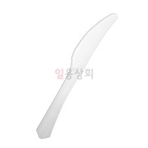 일용상회 일회용 나이프 TY 168mm 낱개포장 2000개 백색, 단품, 단품