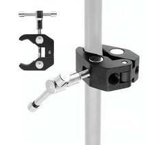 슈퍼 크랩 클램프 매직암 봉 거치대 모니터 조명 마이크 액션캠 차박 텐트