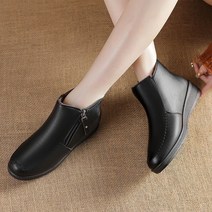 DFMEI 면화 소프트 앵클 기모 보온부츠 플랫 면구두