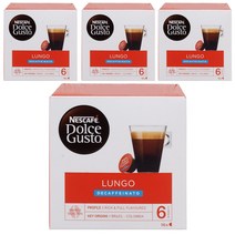 네스카페 돌체구스토 룽고 디카페인 캡슐커피, 7g, 64개