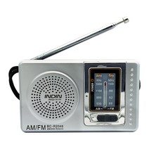 휴대용 AM/FM 라디오 포켓 크기 2 밴드 라디오 플레이어 텔레스코픽 안테나 내장 스피커 선물 선물