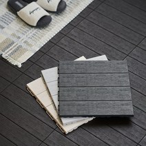 알로몰 촘촘한타일 국내생산 조립식 바닥 타일 인테리어 건식 세탁실 테라스 발코니 야외 마루 데코 데크 바닥재, 그레이, 9P