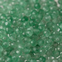 패션메이드 13그린아벤츄린 축구볼컷 2mm 1줄 DIY 시드비즈 천연 원석 재료 팔찌 반지 만들기