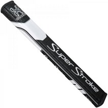 슈퍼스트로크 트랙션 플랫소 3.0 퍼터 그립, Black/White, Standard, Standard