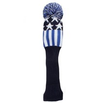 Pom 골프채 니트를 껴입다 헤드커버 우드 보호 골프클럽, T05-1사이즈 블루스트라이프(저렴한 타입)