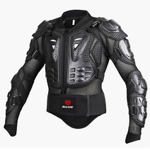 S-4XL 플러스 사이즈 오토바이 갑옷 보호 기어 자켓 Motocross 전신 보호대, XL, 01 Black Jacket