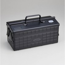 도요스틸 다용도정리함 공구함 철제 캔틸레버타입 350, 블랙, 1개