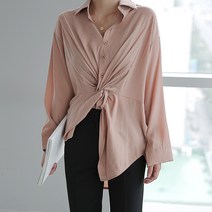 하이데일리 끌로 꼬임 블라우스