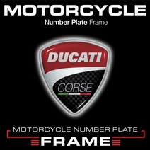 2020 두카티 바이크 번호판가드 MFMC02-2020 DUCATI 3LINE DESIGN MOTORCYCLE Number Plate Frame, D10