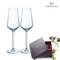브랜드없음 [셰프앤소믈리에] 리빌업 21cl 샴페인잔 2P 기프트세트, 단품없음, 선택완료